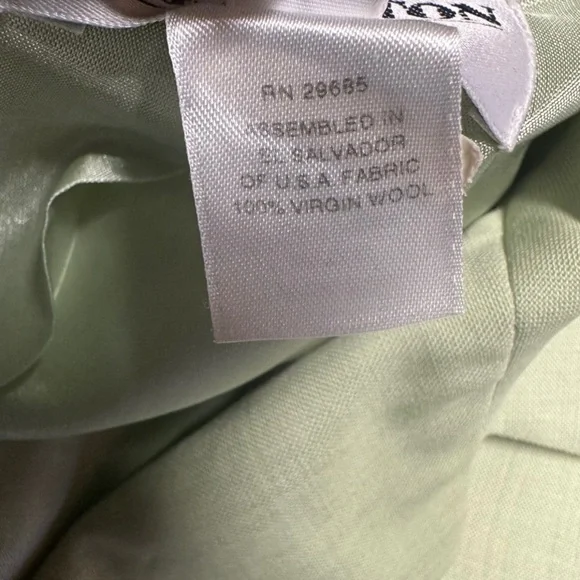 VTG Pendleton Women’s 100% Virgin Wool Green Blazer Jacket ~ Like New ~ Sz 4 - Picture 6 of 9